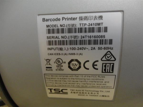 Grote foto tsc ttp 2410mt barcode label printer usb network ttp 2410 computers en software printers