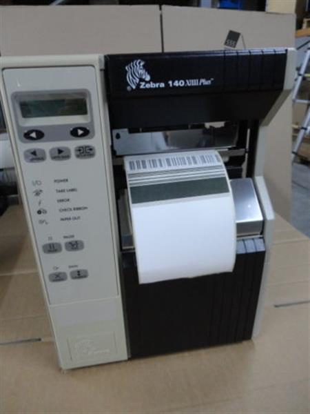 Grote foto zebra 140xi iii plus thermisch transfer label printer usb computers en software printers