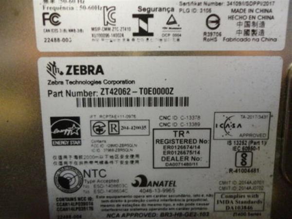 Grote foto zebra zt420 thermal transfer 6 inch label printer 200dpi usb netwerk bluetooth computers en software printers