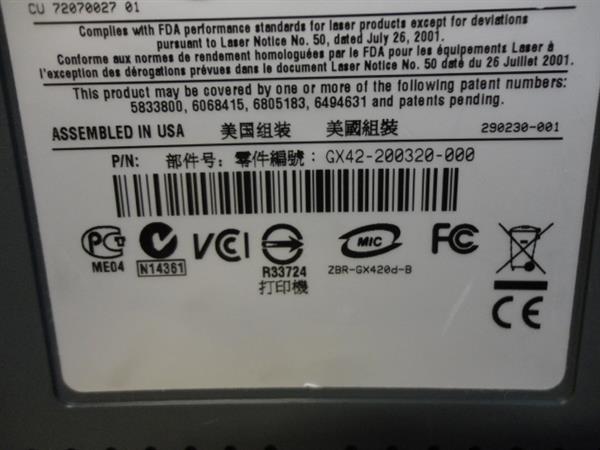 Grote foto zebra gk420d barcode label printer usb computers en software printers