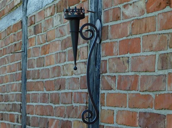 Grote foto set kasteelfakkels wandfakkels 2 stuks 50 cm authentieke uitstraling huis en inrichting woningdecoratie