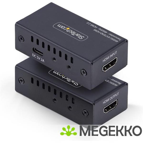 Grote foto startech.com 4k50ic extend hdmi audio video extender av zender ontvanger zwart computers en software videokaarten