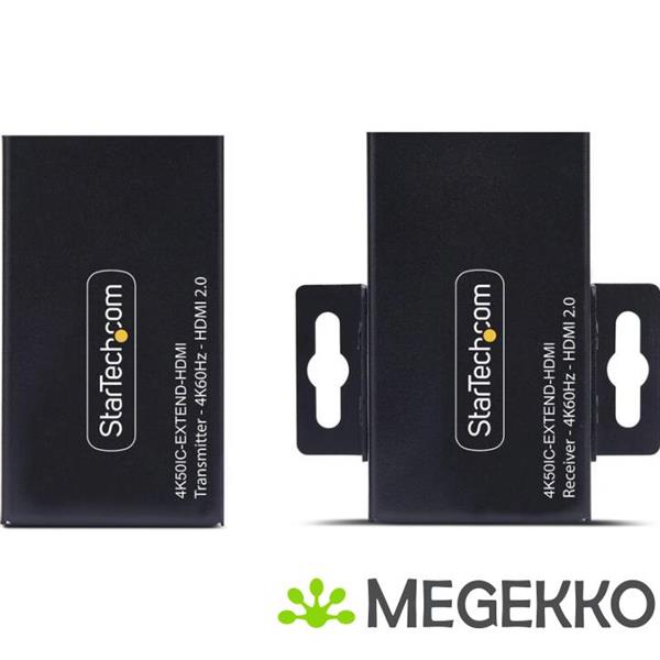 Grote foto startech.com 4k50ic extend hdmi audio video extender av zender ontvanger zwart computers en software videokaarten