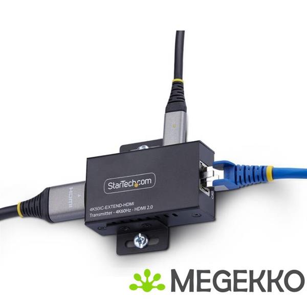 Grote foto startech.com 4k50ic extend hdmi audio video extender av zender ontvanger zwart computers en software videokaarten
