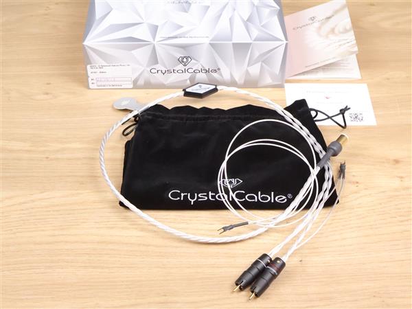 Grote foto crystal cable reference2 diamond high end audio phono interconnect din rca 1 0 metre audio tv en foto onderdelen en accessoires
