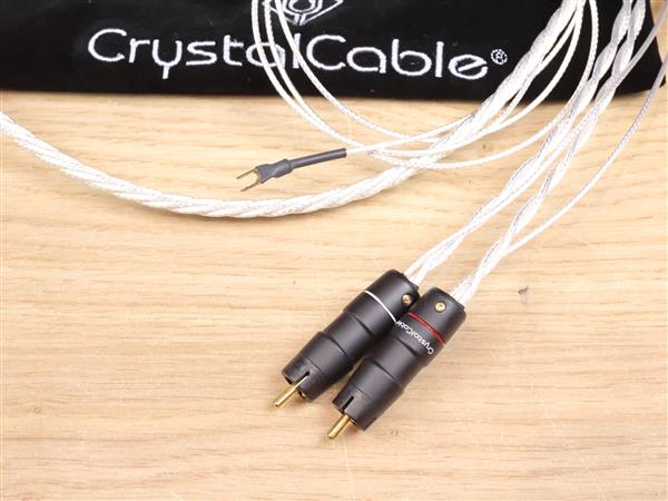 Grote foto crystal cable reference2 diamond high end audio phono interconnect din rca 1 0 metre audio tv en foto onderdelen en accessoires