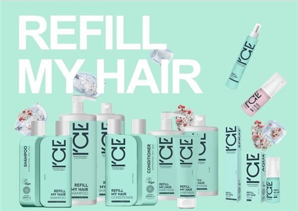 Grote foto ice professional refill my hair shampoo 250ml kleding dames sieraden