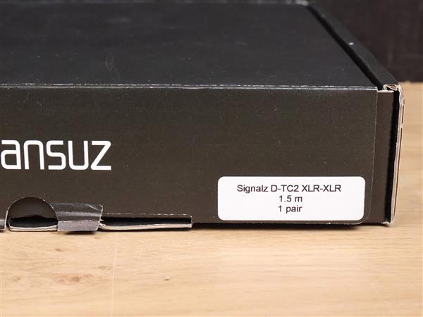 Grote foto ansuz acoustics signalz d tc2 high end audio interconnects xlr 1 5 metre audio tv en foto onderdelen en accessoires