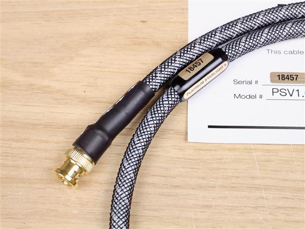 Grote foto wireworld platinum starlight 8 digital audio interconnect 75 ohm bnc rca 1 0 metre with adapter audio tv en foto onderdelen en accessoires