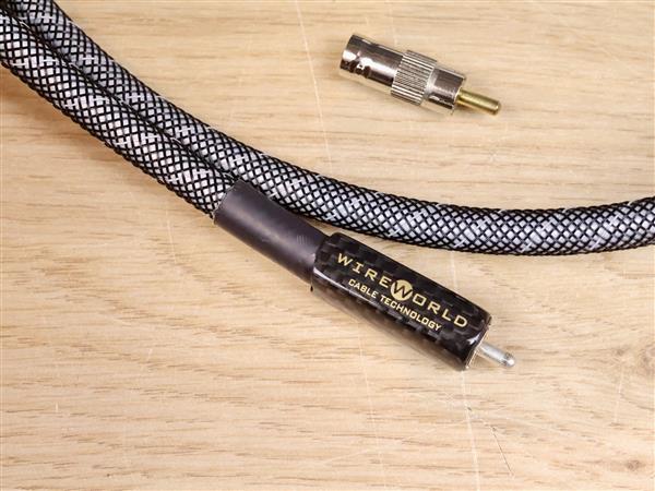 Grote foto wireworld platinum starlight 8 digital audio interconnect 75 ohm bnc rca 1 0 metre with adapter audio tv en foto onderdelen en accessoires