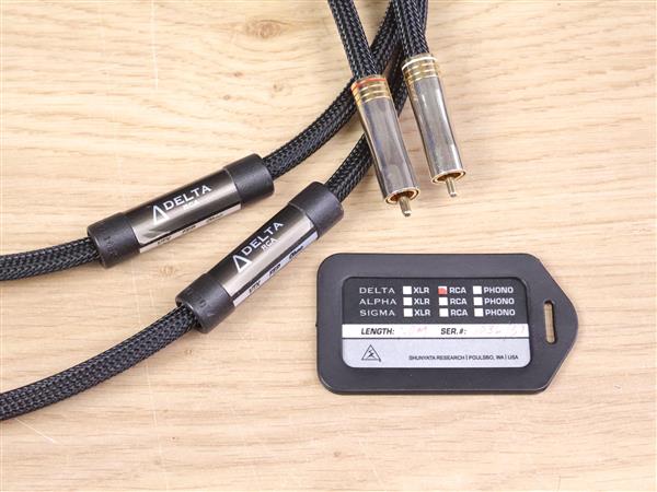 Grote foto shunyata research delta audio interconnects rca 1 0 metre audio tv en foto onderdelen en accessoires