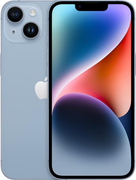 Grote foto magazijn opruiming apple iphone 14 model 2022 blauw 128gb garantie telecommunicatie apple iphone