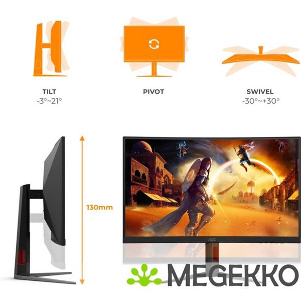 Grote foto aoc gaming g4 c27g4z2 27 full hd 260hz va monitor computers en software overige computers en software