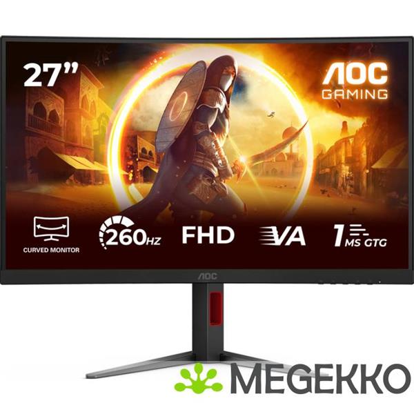 Grote foto aoc gaming g4 c27g4z2 27 full hd 260hz va monitor computers en software overige computers en software