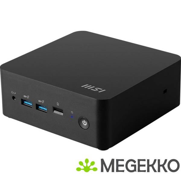 Grote foto msi cubi nuc ai 1umg 019beu pc workstation barebone zwart 125h intel soc computers en software overige computers en software