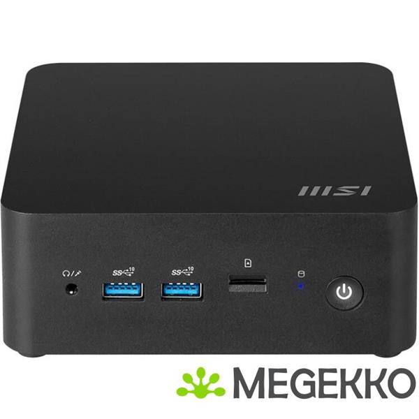 Grote foto msi cubi nuc ai 1umg 019beu pc workstation barebone zwart 125h intel soc computers en software overige computers en software