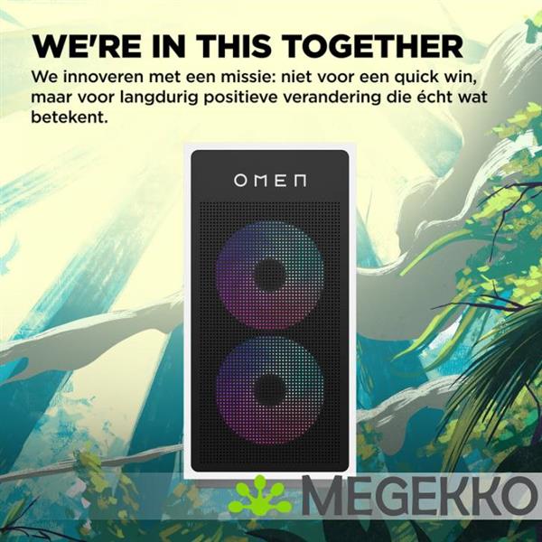 Grote foto hp omen 35l gt16 0168nd core ultra 7 rtx5060 ti gaming desktop computers en software overige computers en software