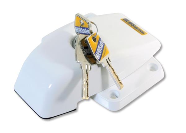 Grote foto heosafe van security lock 2 wit caravans en kamperen caravan accessoires