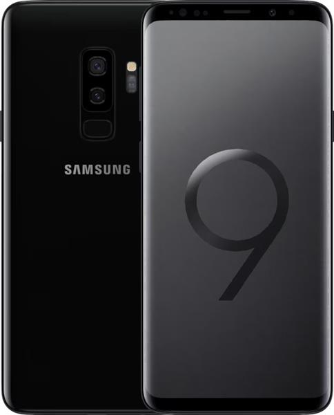 Grote foto als nieuw samsung galaxy s9 plus model 2018 256gb zwart 24 maanden garantie computers en software overige computers en software