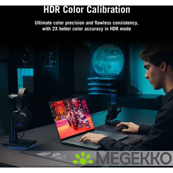 Grote foto asus rog zephyrus g16 gu606ar tb107w 16 intel core ultra 9 rtx5070 ti gaming laptop computers en software overige computers en software