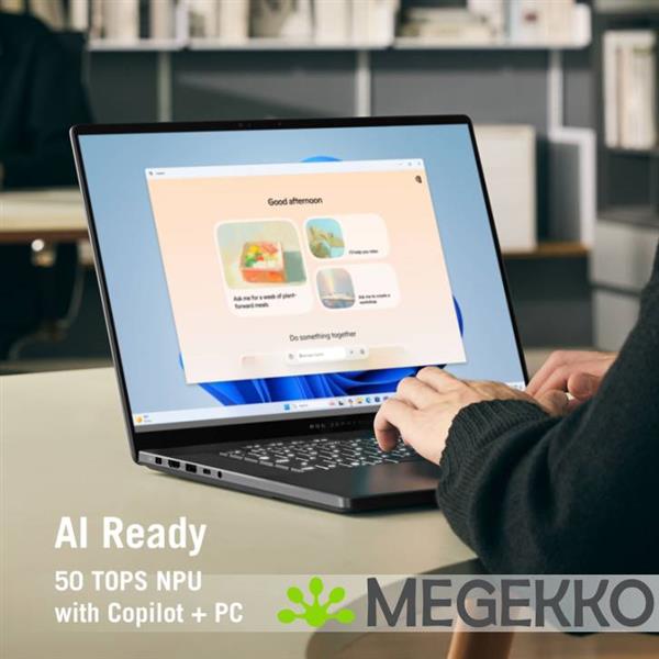 Grote foto asus rog zephyrus g16 gu606ar tb107w 16 intel core ultra 9 rtx5070 ti gaming laptop computers en software overige computers en software