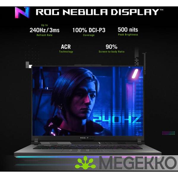 Grote foto asus rog strix g16 g614pm s5017w 16 amd ryzen 9 rtx 5060 gaming laptop computers en software overige computers en software