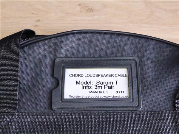 Grote foto chord company sarum t high end audio speaker cables 3 0 metre audio tv en foto onderdelen en accessoires