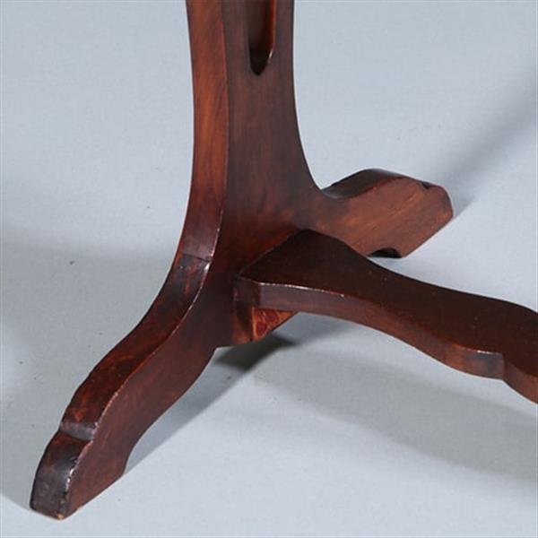 Grote foto niervormige etagiere of bijzettafel met messing rand en zonmotief ca 1900 no.422445 antiek en kunst stoelen en banken