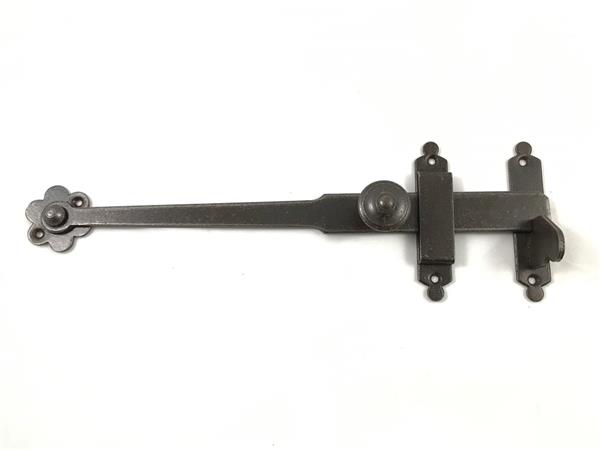 Grote foto een grendel slot voor op de poort valslot gemaakt van zwaar smeedijzer doe het zelf en verbouw materialen en producten