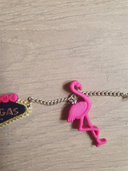 Grote foto bow and crossbones vegas bracelet. kleding dames sieraden