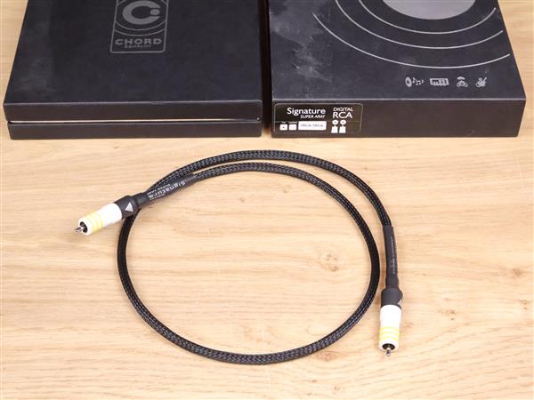 Grote foto chord company signature super aray high end digital audio interconnect rca 1 0 metre audio tv en foto onderdelen en accessoires