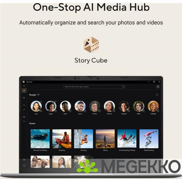 Grote foto asus vivobook s14 m3407ga sf5ndw 14 copilot pc amd ryzen ai 7 computers en software overige computers en software