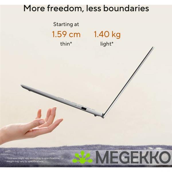Grote foto asus vivobook s14 m3407ga sf5ndw 14 copilot pc amd ryzen ai 7 computers en software overige computers en software