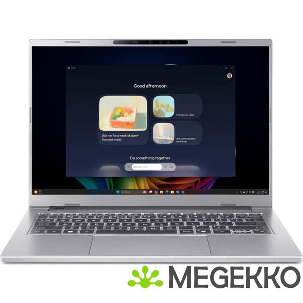 Grote foto acer aspire 14 ai a14 61m r329 14 ryzen ai 5 330 laptop computers en software overige computers en software