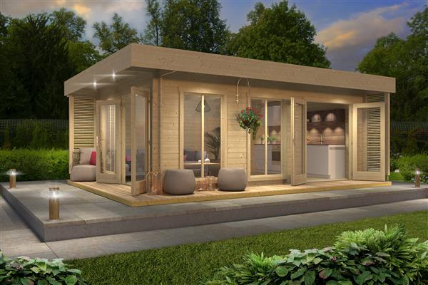 Grote foto nieuw modern tuinhuis dominica tuin en terras tuinhuisjes en blokhutten