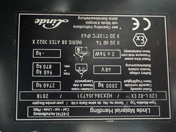 Grote foto e 20 l 386 02 evo atex ex proplan 2gd z1 21 22 triplex ffl new battery agrarisch heftrucks
