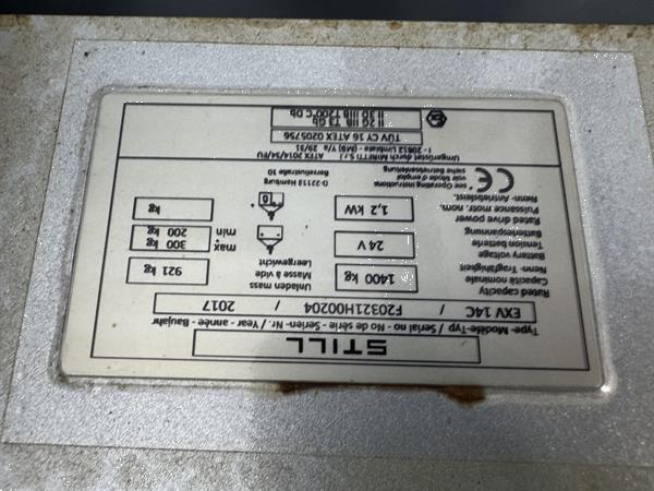 Grote foto exv 14 c demo atex ex miretti 2g zone 1 3d zone 22 new battery doe het zelf en verbouw hefwerktuigen