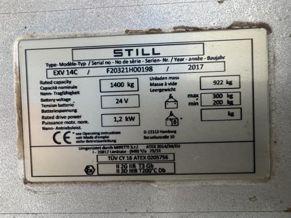 Grote foto exv 14 c demo atex ex miretti 2g zone 1 3d zone 22 new battery doe het zelf en verbouw hefwerktuigen