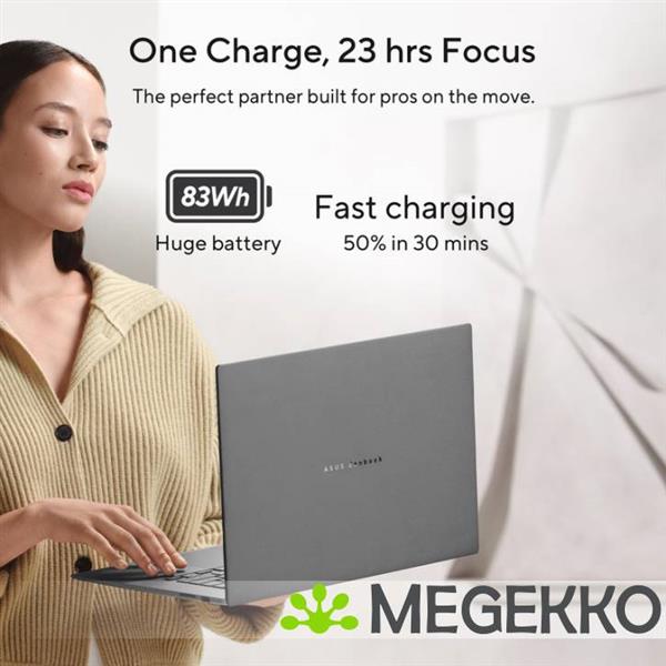 Grote foto asus zenbook s16 um5606ga ssnadw copilot pc 16 amd ryzen ai 9 computers en software overige computers en software