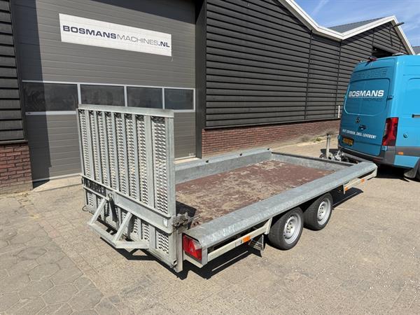 Grote foto vlemmix machinetransporter 400x180 gebruikt belgische papieren agrarisch aanhangwagens