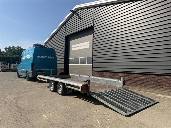 Grote foto vlemmix machinetransporter 400x180 gebruikt belgische papieren agrarisch aanhangwagens