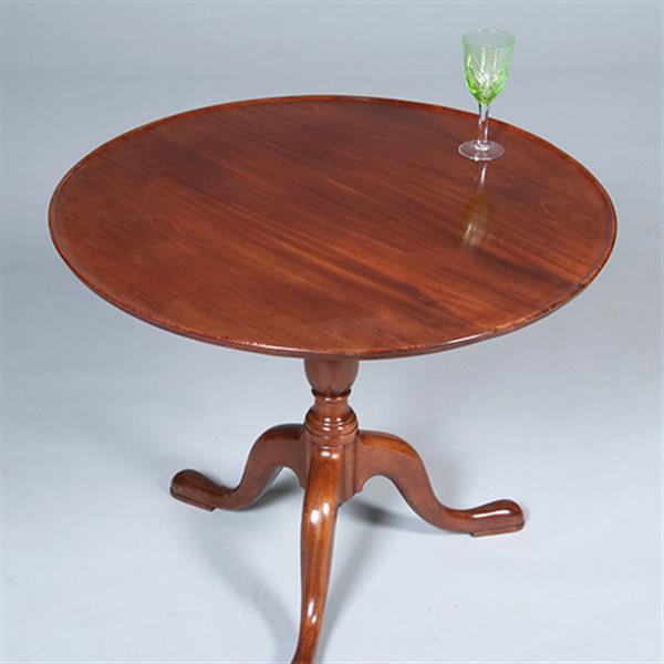Grote foto engelse ronde georgian mahonie bijzettafel wijntafel of kleine salontafel ca 1790 no.422440 antiek en kunst stoelen en banken