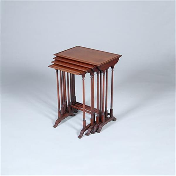 Grote foto mahonie 4 delig engels mimiset alle bladen met ingelegd met satijnhouten biezen ca 1900 no.422430 antiek en kunst stoelen en banken