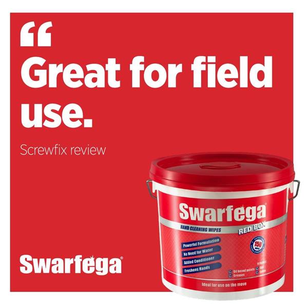 Grote foto swarfega black box handreinigings doekjes extra large extra strong emmer a 150 stuks nieuwste type doe het zelf en verbouw materialen en producten