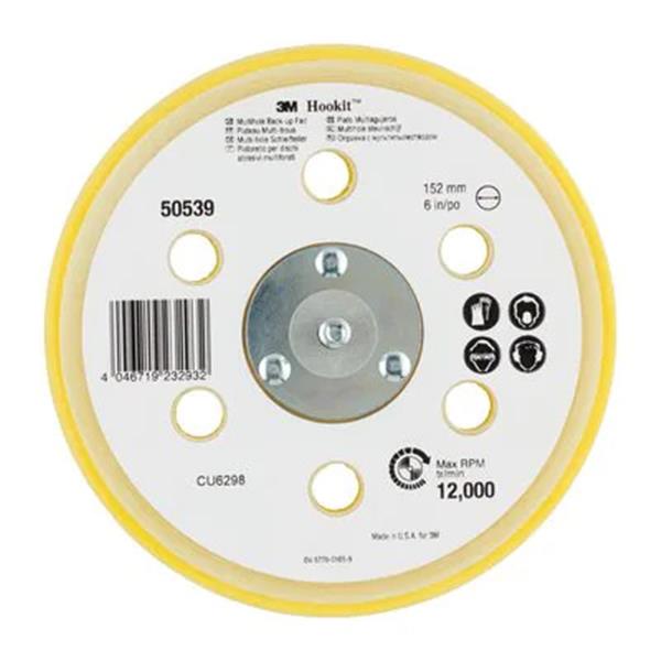 Grote foto 3m 50539 hookit steunschijf multihole 150 mm 5 16 inch per stuk ie43 3m 50539 doe het zelf en verbouw materialen en producten