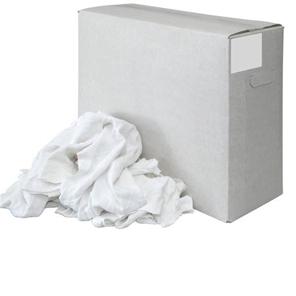 Grote foto witte tricot lappen per 10kg in witte of bruine doos wtl10 doe het zelf en verbouw materialen en producten