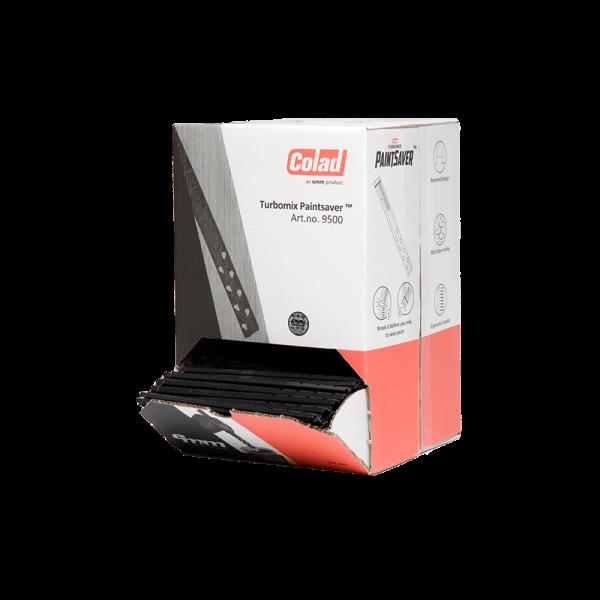 Grote foto colad turbomix paintsavers roerstokken afmeting 22 x 2 cm per 512 stuks in dispenserdoos 9500 ovd doe het zelf en verbouw materialen en producten