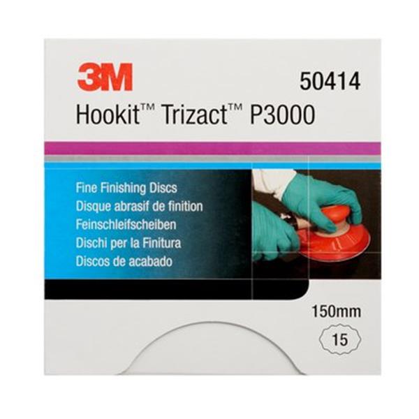 Grote foto 3m 50414 trizact 443sa schuurmateriaal 150mm p3000 per 15 schijven 3m 50414 doe het zelf en verbouw materialen en producten