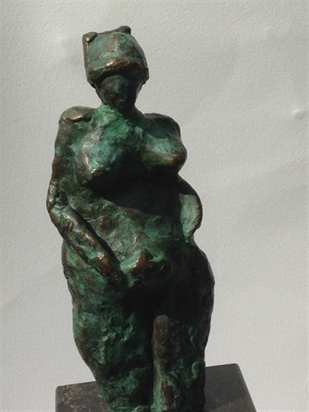 Grote foto kunsthandel gennep vrouw antiek en kunst beelden houtsnijwerken