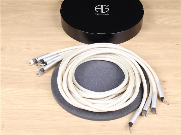 Grote foto argento audio flow silver highend audio speaker cables 2 5 metre audio tv en foto onderdelen en accessoires